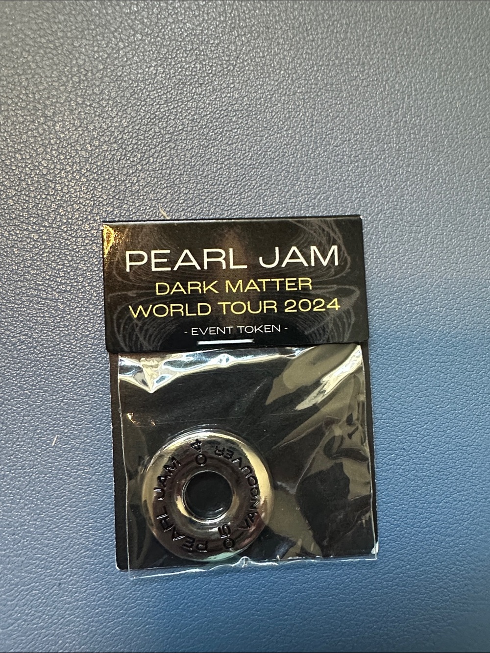Pearl Jam Dark Matter World Tour 2024 Event Token - Vancouver